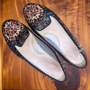 Charles Philip Shanghai Butterfly Loafers Sz 8